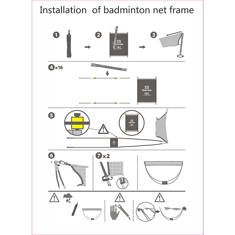 Комплект ракети за бадминтон за 2–4 човека, рамка от ферро-сплав, струни найлон, тегло 95–100 g, дебелина на дръжката G5, твърдост на пръчката Extra hard