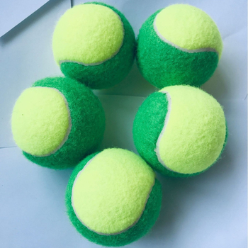 Обучителна тенис топка за деца; гума; подходяща за тенис на маса и федер тенис; обработка и персонализация; печатано лого