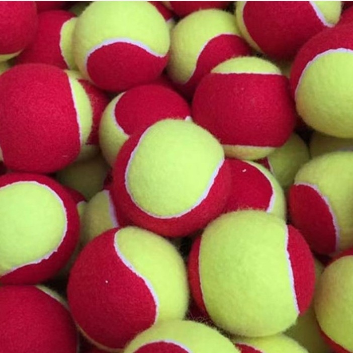 Обучителна тенис топка за деца; гума; подходяща за тенис на маса и федер тенис; обработка и персонализация; печатано лого