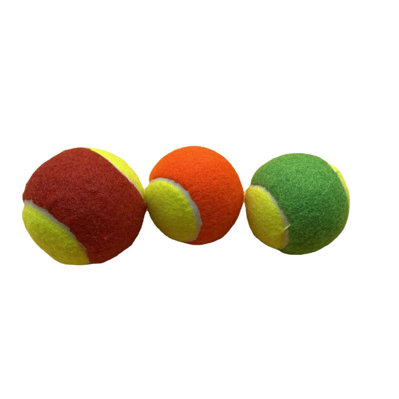 Обучителна тенис топка за деца; гума; подходяща за тенис на маса и федер тенис; обработка и персонализация; печатано лого