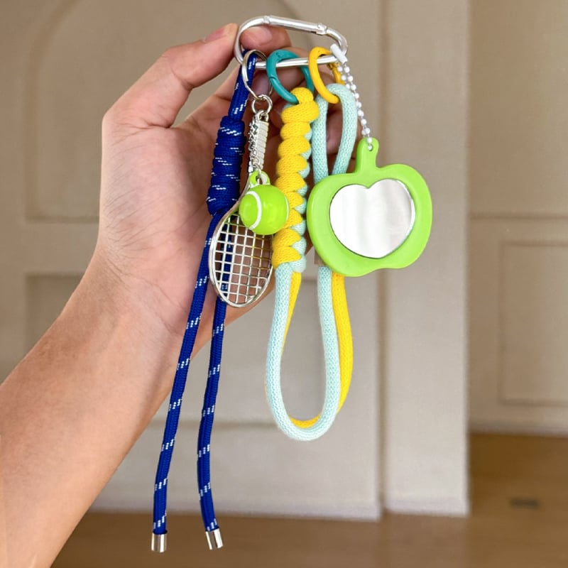 Висулка с тенис ракета, ръчна изработка, сплав, дизайн за багаж, марка Yiran