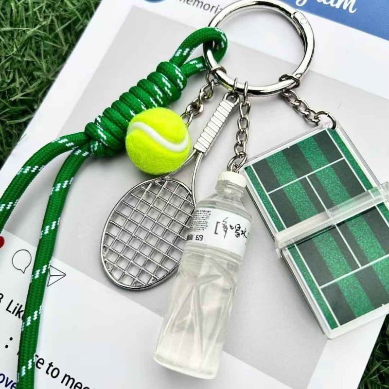 Breloe: pandantiv mic pentru sticlă de apă, accesoriu pentru rucsac de tenis, stil pădure (Nylon; Stil Ins; Breloc)