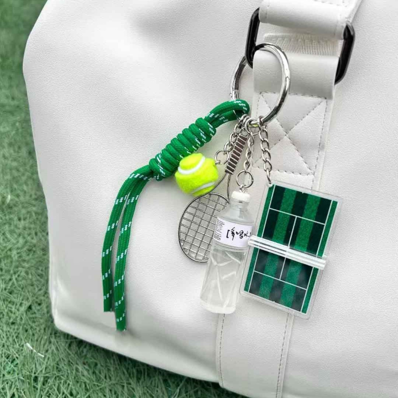 Breloe: pandantiv mic pentru sticlă de apă, accesoriu pentru rucsac de tenis, stil pădure (Nylon; Stil Ins; Breloc)