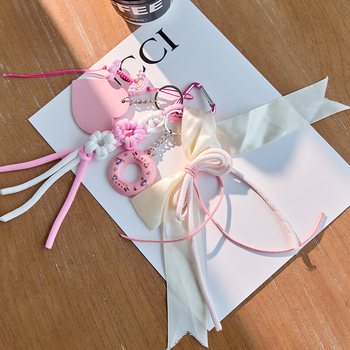 Ключодържател – акрил, мечка/малък животински мотив, корейски стил, електроплатиране