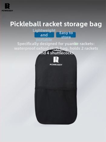 Taška na uloženie pickleball rakety z Oxford látky, ochrana proti poškriabaniu a opotrebeniu, prenosná s nastaviteľným remienkom, veľká kapacita, Davis