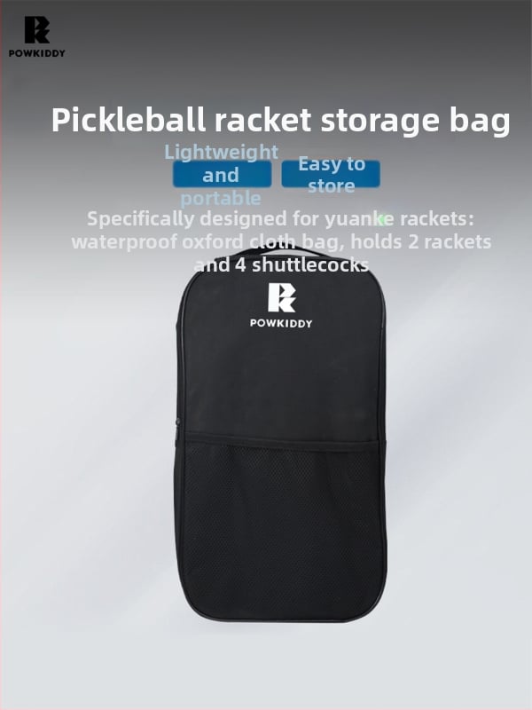 Taška na uloženie pickleball rakety z Oxford látky, ochrana proti poškriabaniu a opotrebeniu, prenosná s nastaviteľným remienkom, veľká kapacita, Davis