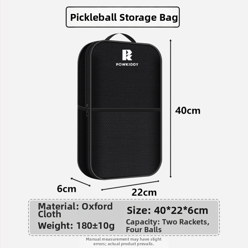 Taška na uloženie pickleball rakety z Oxford látky, ochrana proti poškriabaniu a opotrebeniu, prenosná s nastaviteľným remienkom, veľká kapacita, Davis