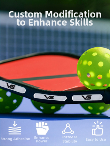 Vispinvo Counterweight pre pickleball raketu — rám zo oloveného plechu, samolepiaci, hmotnosť 3 g