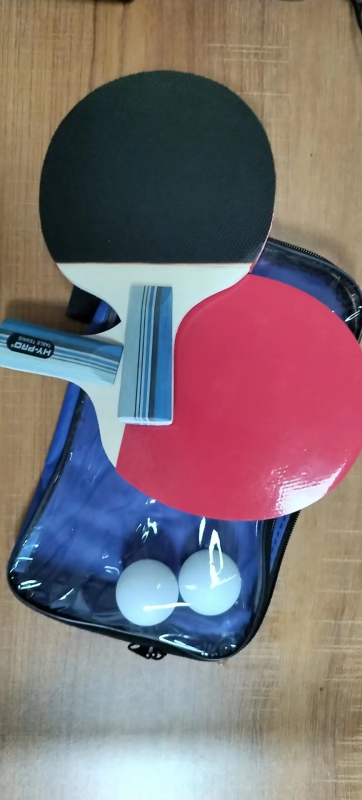 Shuangtai ракета за тенис на маса с карбонова плоча, инвертирана гума, шейкхенд хват за начинаещи