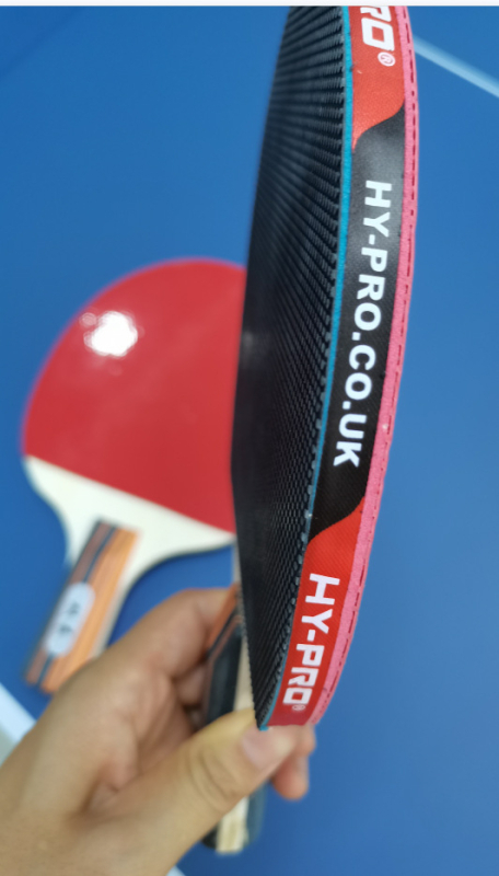 Shuangtai ракета за тенис на маса с карбонова плоча, инвертирана гума, шейкхенд хват за начинаещи