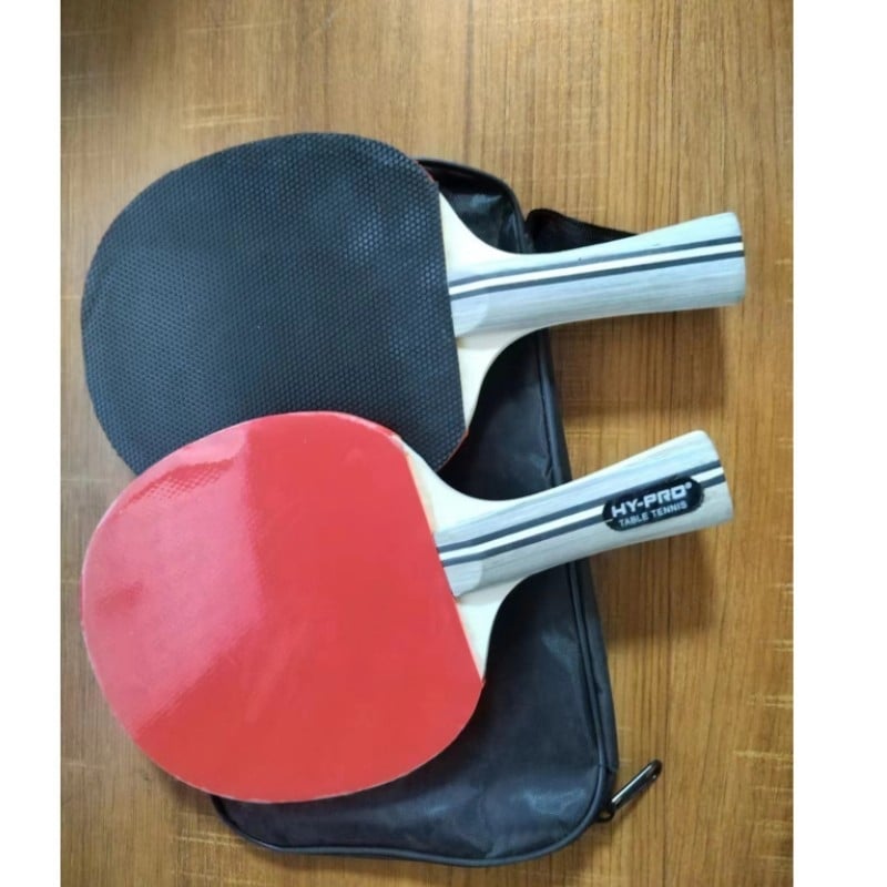 Shuangtai ракета за тенис на маса с карбонова плоча, инвертирана гума, шейкхенд хват за начинаещи