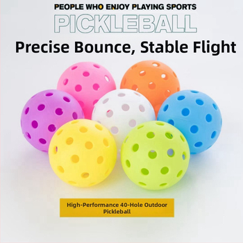 Pickleball štandardná lopta, na vnútorné aj vonkajšie použitie, s vysokým odrazom, vhodná pre začiatočníkov