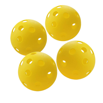 Пикълбол стандартна топка за вътрешна и външна употреба, висок отскок, подходяща за начинаещи