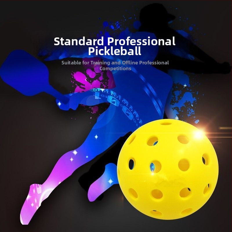 Pickleball štandardná lopta, na vnútorné aj vonkajšie použitie, s vysokým odrazom, vhodná pre začiatočníkov