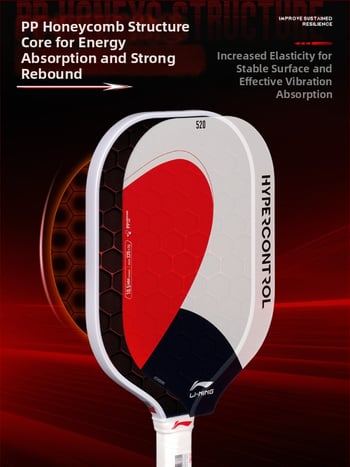 Set pickleball rakiet od Lining/Li Ning — 520 obmedzená edícia, párový štýl, fiberglass, hmotnosť 220–225 g