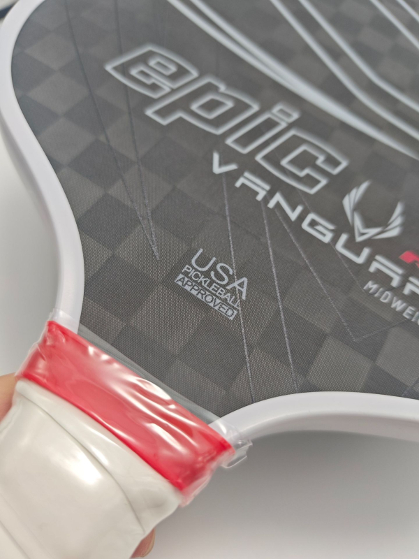 Paletă pickleball Vanguard Pro Invikta, 12K hot-press carbon fiber, 220–235 g, Sharp Movement