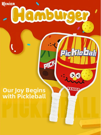 Kenier sada pickleball rakiet – drevené rakety, 300 g každej rakety