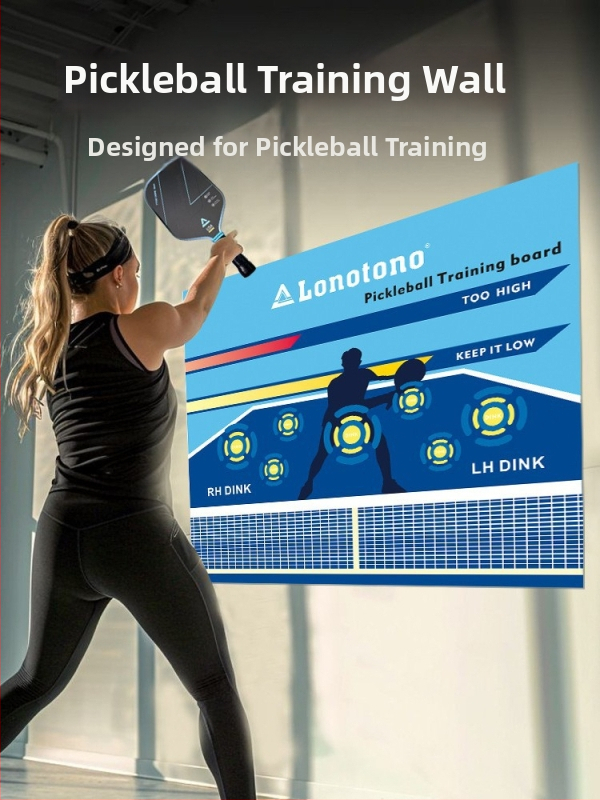 Pickleball treniravimo sienos lipdukas – pradedantiesiems, sienos taikymo lipdukas; Prekės ženklas: Other; Medžiaga: Paper; Svoris: 700±