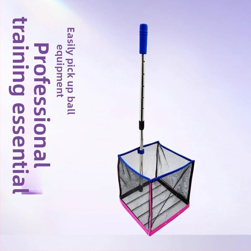 Hasago Zberač loptičiek pre pickleball so skladovacím boxom — zliatina, 0,7 kg, vhodný do interiéru a exteriéru