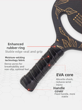 Sada rakiet na pickleball z uhlíkových vlákien, 3K prispôsobenie, Značka Jusain/customized, Hmotnosť 235 g