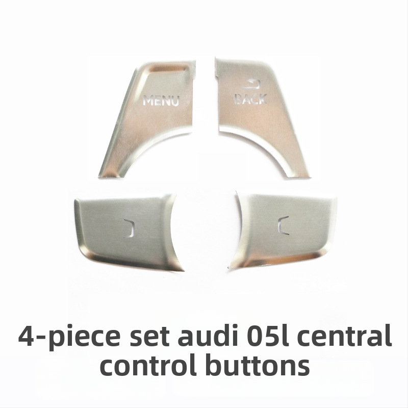 Audi Q5L dekoračné centrálne tlačidlo pre štart jedným tlačidlom a elektronickú ručnú brzdu – hliníková zliatina, bez loga, bez prispôsobenia