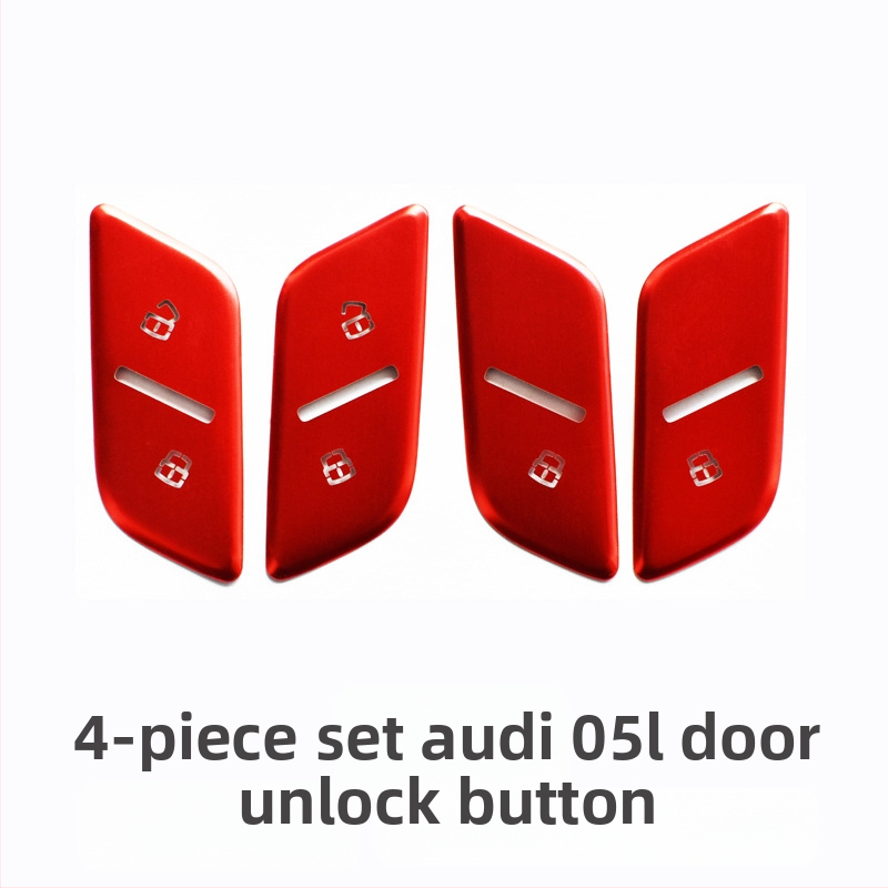 Audi Q5L dekoračné centrálne tlačidlo pre štart jedným tlačidlom a elektronickú ručnú brzdu – hliníková zliatina, bez loga, bez prispôsobenia