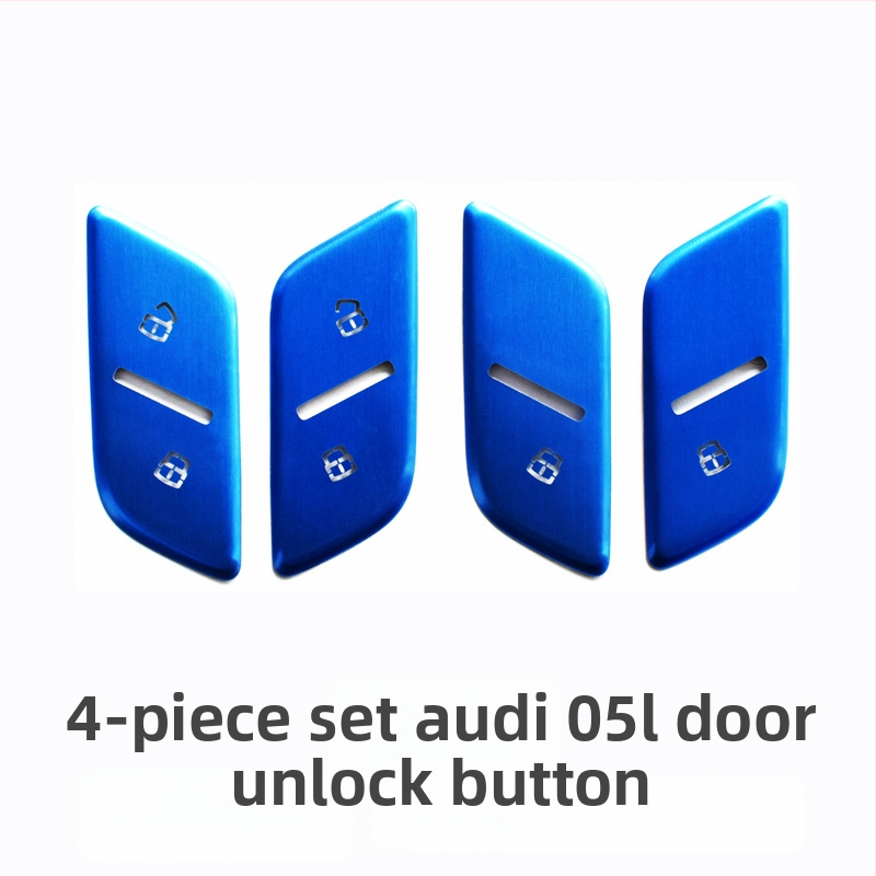 Audi Q5L dekoračné centrálne tlačidlo pre štart jedným tlačidlom a elektronickú ručnú brzdu – hliníková zliatina, bez loga, bez prispôsobenia