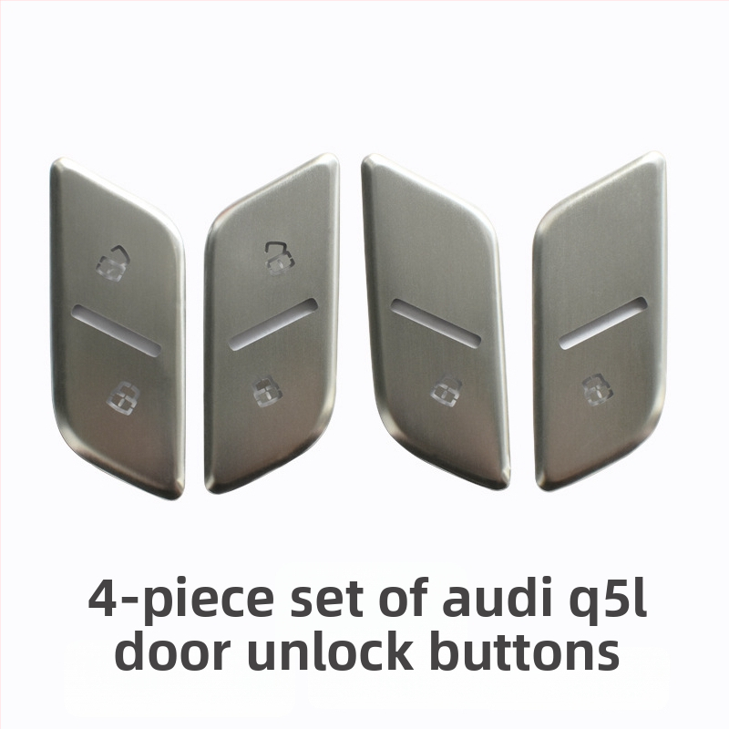 Audi Q5L dekoračné centrálne tlačidlo pre štart jedným tlačidlom a elektronickú ručnú brzdu – hliníková zliatina, bez loga, bez prispôsobenia