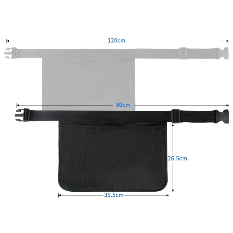 Chongbo Чанта за топки за голф, тенис и pickleball – мултиспорт поясна чанта за съхранение на топки, от Oxford плат, персонализируема