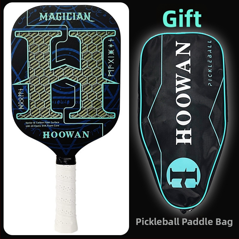 HOOWAN paletă de pickleball Magician, fibră de carbon, model Magician, ușoară