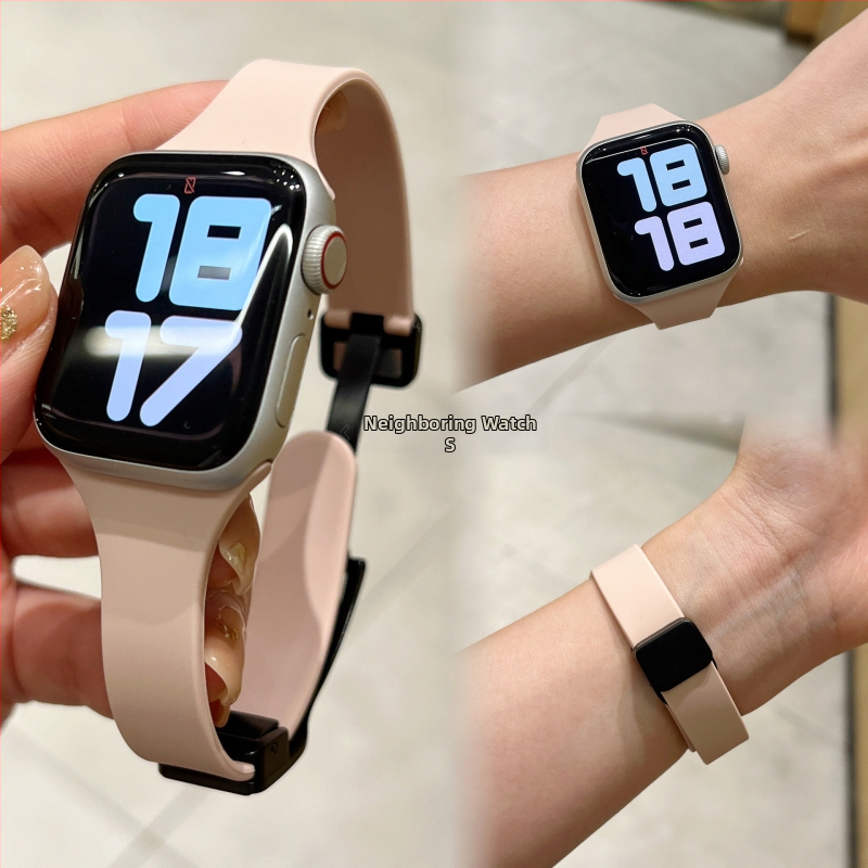Remienok na Apple Watch s magnetickou sponou, tenký dizajn, pre Series 9, módny štýl, uvedený v roku 2023