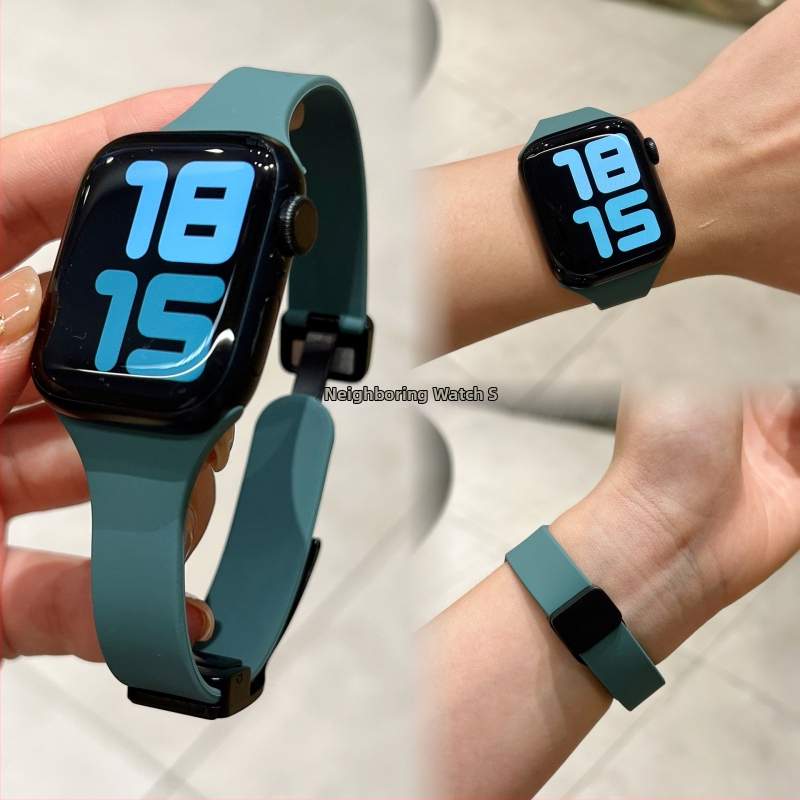 Remienok na Apple Watch s magnetickou sponou, tenký dizajn, pre Series 9, módny štýl, uvedený v roku 2023