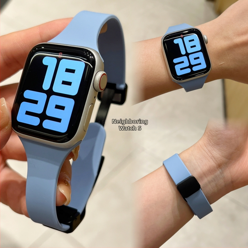 Remienok na Apple Watch s magnetickou sponou, tenký dizajn, pre Series 9, módny štýl, uvedený v roku 2023