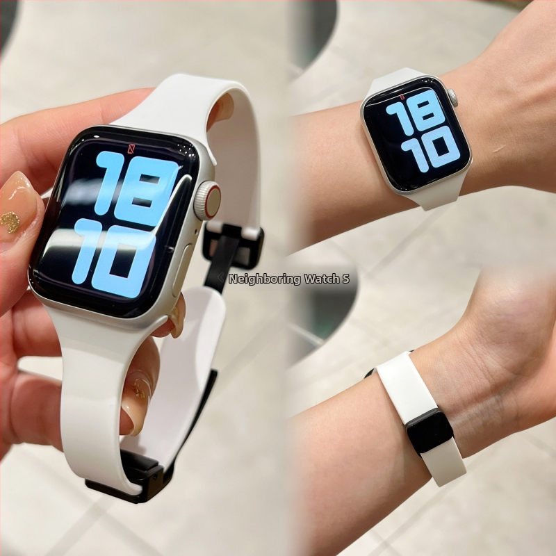 Remienok na Apple Watch s magnetickou sponou, tenký dizajn, pre Series 9, módny štýl, uvedený v roku 2023