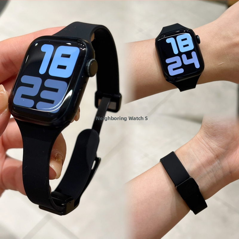 Remienok na Apple Watch s magnetickou sponou, tenký dizajn, pre Series 9, módny štýl, uvedený v roku 2023