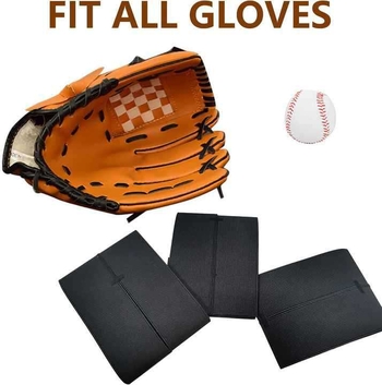 Ремък за бейзболна ръкавица с велкро, найлон-полиестърова смес, универсално използване, персонализиран със печат на лого, подходящ за упражнения по баскетбол