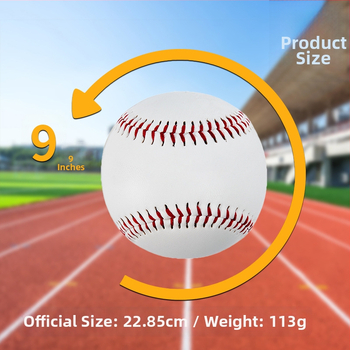 Baseballová tréningová lopta č. 9, PVC, značka GKK, tlač loga dostupná, vhodná pre baseball a softball