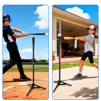 Stand de antrenament pentru lovituri de baseball — materiale Tedolon mesh, Oxford cloth și țevi de fier; potrivit pentru adolescenți; personalizare disponibilă; imprimare logo disponibilă; brand Purple source