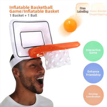 Krepšinio krepšio metimo žaislas — Vanderford, PVC plastikas, interaktyvus šeimos žaidimas, lavina rankos-akių koordinaciją, tinka 7–14 metų aktyviems vaikams