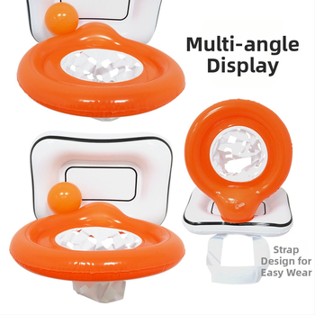 Krepšinio krepšio metimo žaislas — Vanderford, PVC plastikas, interaktyvus šeimos žaidimas, lavina rankos-akių koordinaciją, tinka 7–14 metų aktyviems vaikams