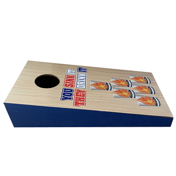 Placă din lemn pentru aruncarea pungilor de nisip – joc de exterior, portabil (Material: Lemn; Clasa: Pungi de nisip; Recomandat pentru vârsta 15–35)