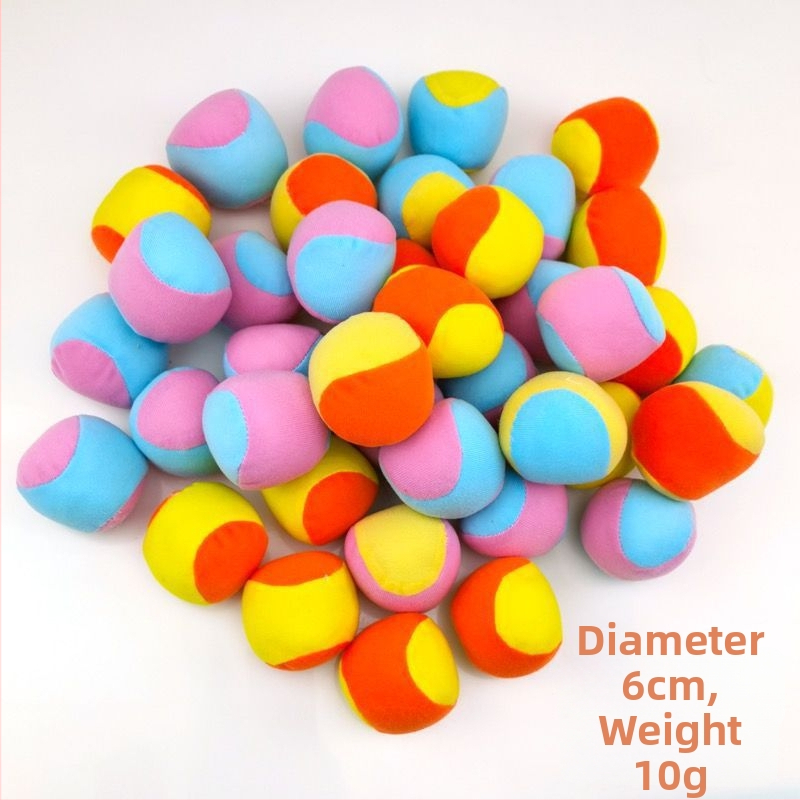 Pliša lode metieniem sensoru apmācībām — maza auduma bumba zīdaiņiem un bērniem 0-3 gadu vecumā; materiāls: plišs; sensoru attīstība