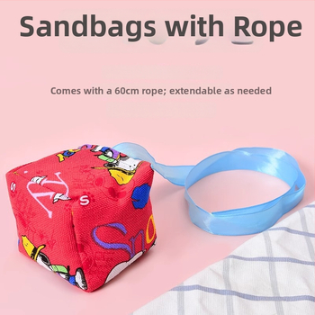 Детска играчка за хвърляне на торба с пясък, изработена от плат, развива координацията ръка-око; подходяща за деца на възраст 7–14 години; Sandbag Class