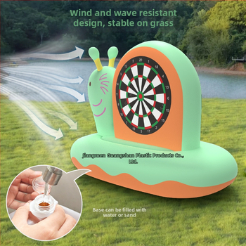 Pūšams mērķis gliemeža formā — PVC metiena spēle bērniem vecumā 4–6 gadi