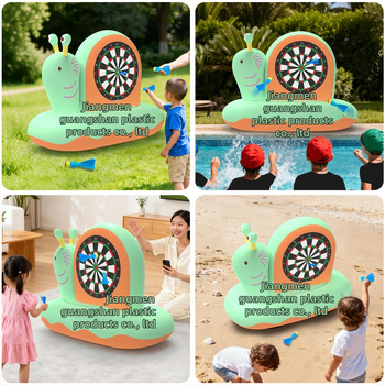 Pūšams mērķis gliemeža formā — PVC metiena spēle bērniem vecumā 4–6 gadi