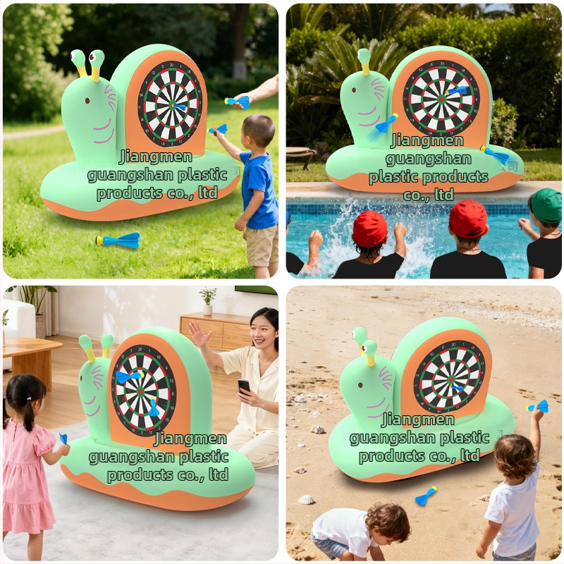 Pūšams mērķis gliemeža formā — PVC metiena spēle bērniem vecumā 4–6 gadi