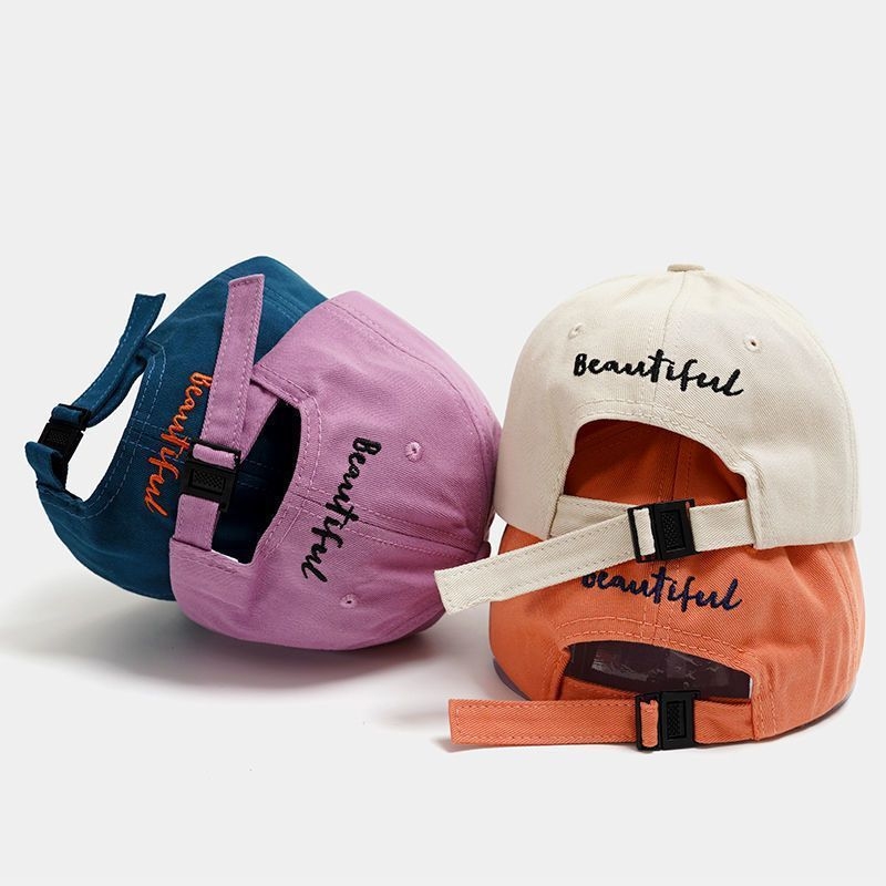 Детска козиркова шапка за лято, слънцезащита, за деца 2–6 години, извит козирка, вискозна материя