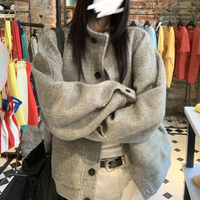 Бейзболно яке от chenille плат със спандексова смес, без ръкави, стойкова яка, пролет 2025