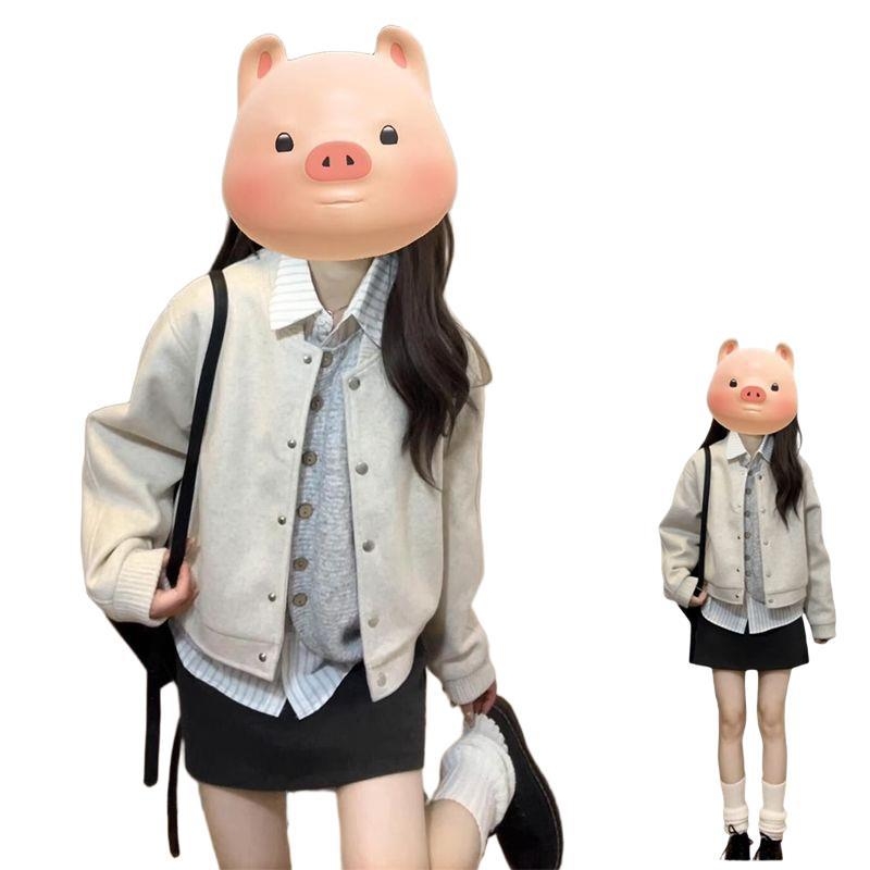 Jachetă din chenille pentru femei, croială regular, toamnă 2025, poliester 90–95% cu bumbac <30%, guler baseball, mâneci lungi, stil coreean inspirat Chanel