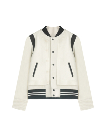 Дамски жакет от вълна с полиестер 70-80%, едноцветен модел, свободна кройка